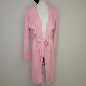 PORTMANS Australia Waterfall Long Stretch  Cardigan Barbie Barbiecore